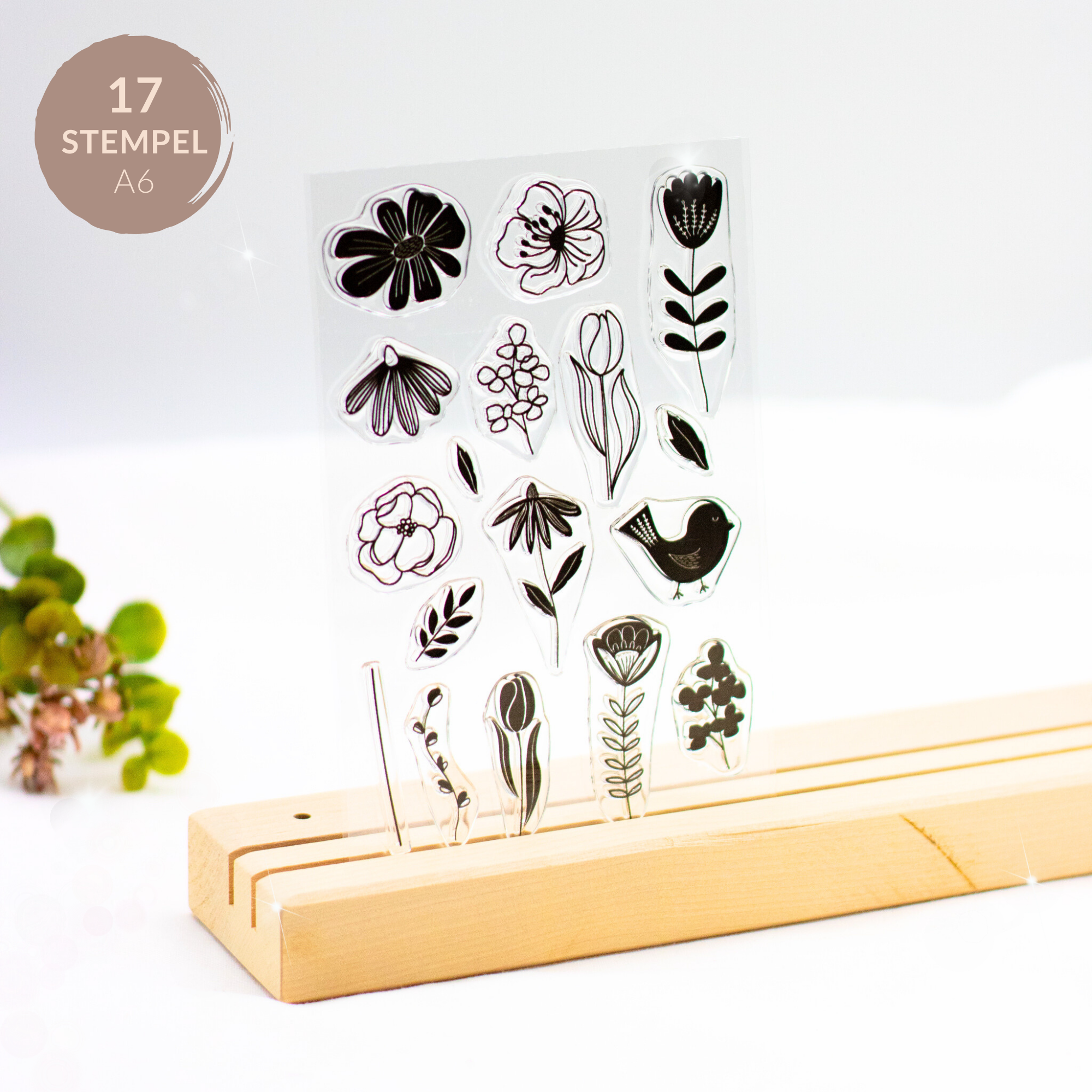 Stempelset Nature prints - Unsere kleine Bastelstube Stempelset Nature prints - Unsere kleine Bastelstube