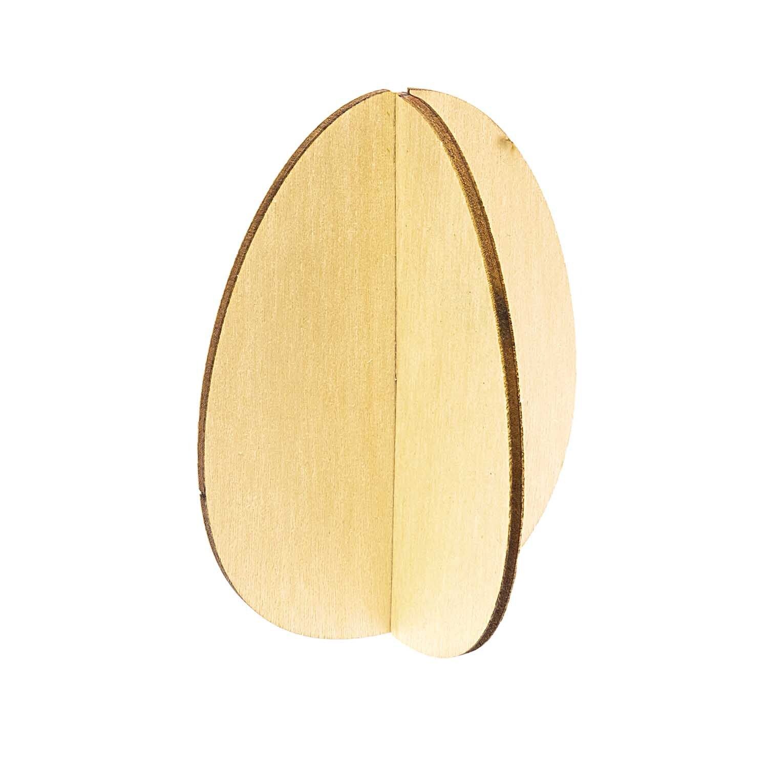 Steckeier Holz Anwendung Holz Steckeier DIY Osterdekoration