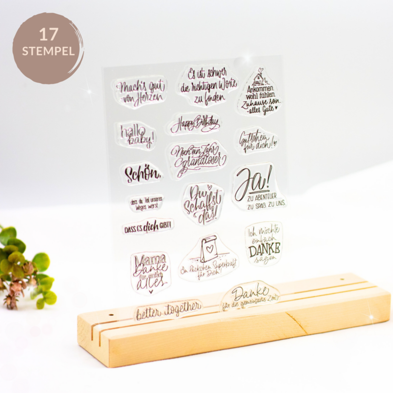 Neu | Unsere kleine Bastelstube- DIY Bastelideen für Feste & Anlässe Stempelset Besondere Momente - Unsere kleine Bastelstube