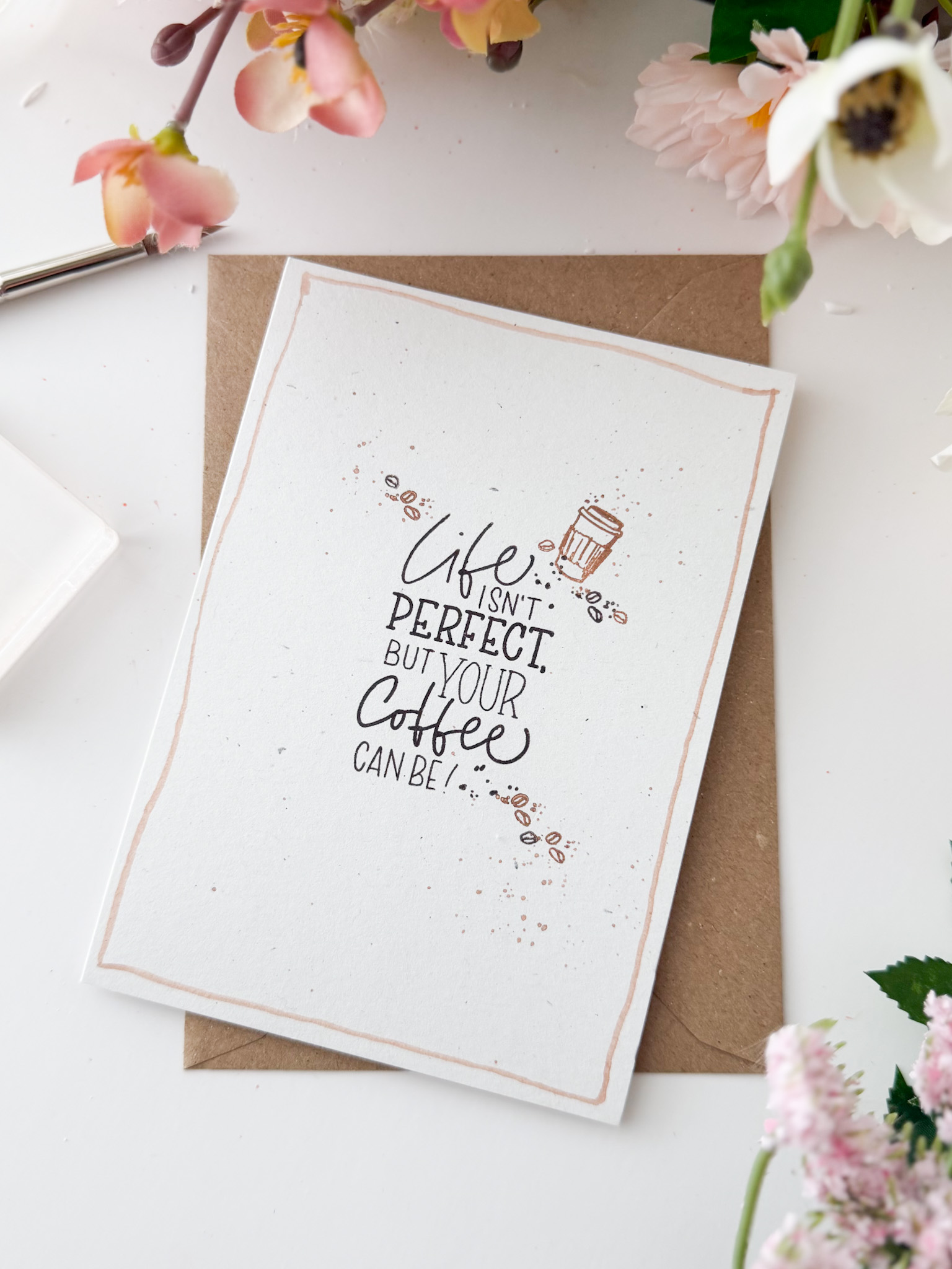 Coffeelover-Karte blank