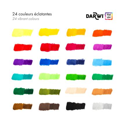 Watercolor Pencils Darwi-4 blank