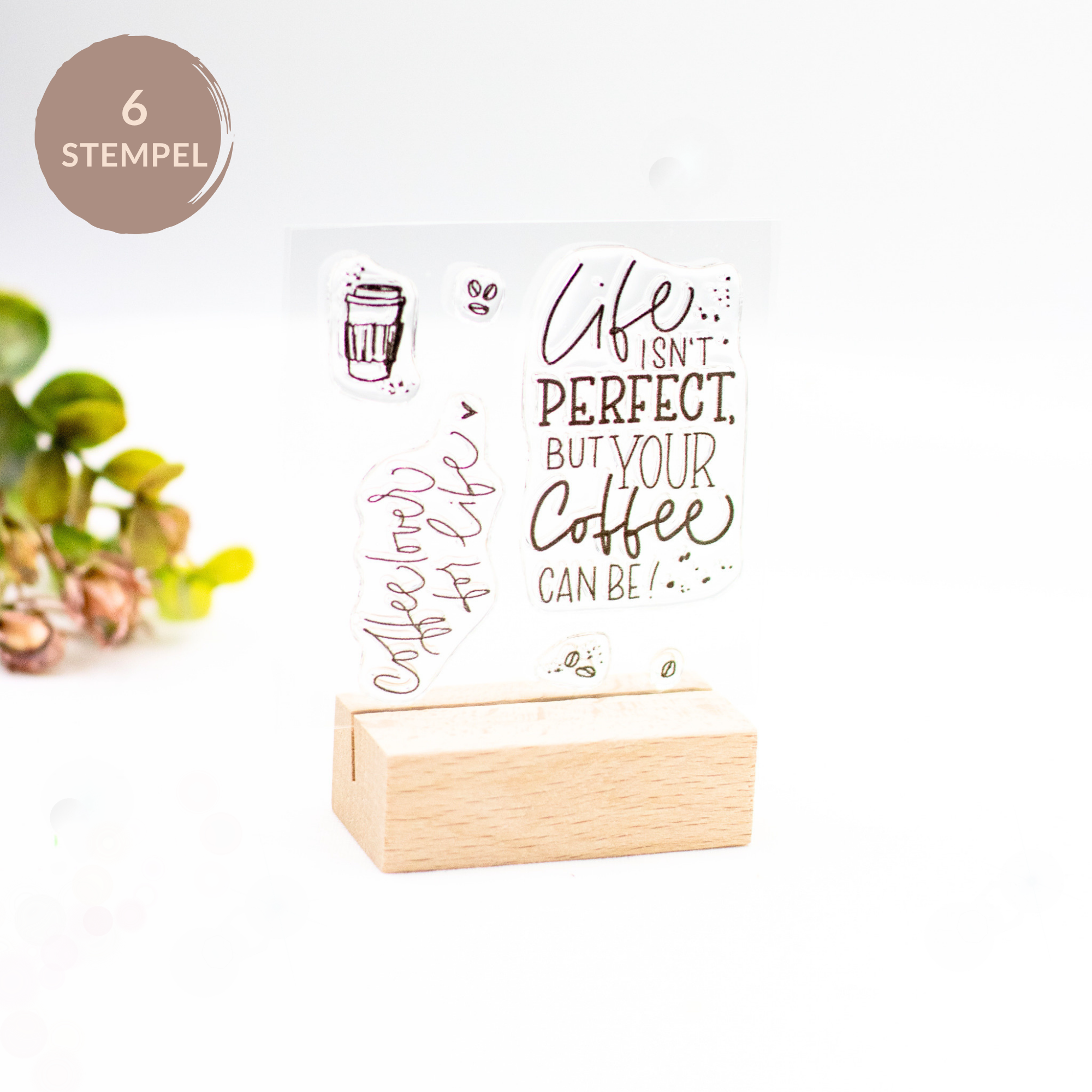 Stempelset Coffeelover Special - Unsere kleine Bastelstube - Freulebnis Stempelset Coffeelover Special - Unsere kleine Bastelstube