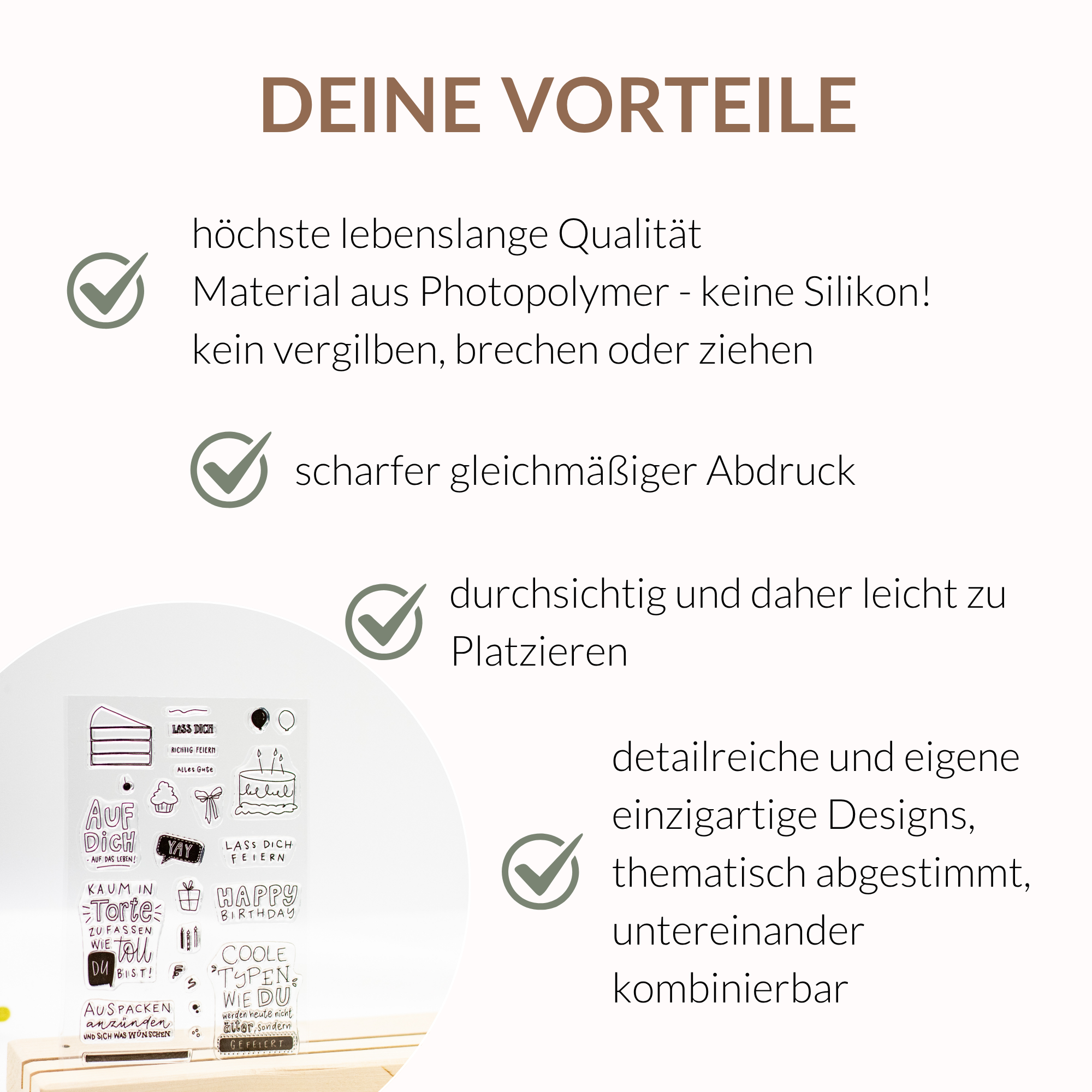 Stempelset Lass dich Feiern - Unsere kleine Bastelstube Stempelset Lass dich Feiern - Unsere kleine Bastelstube
