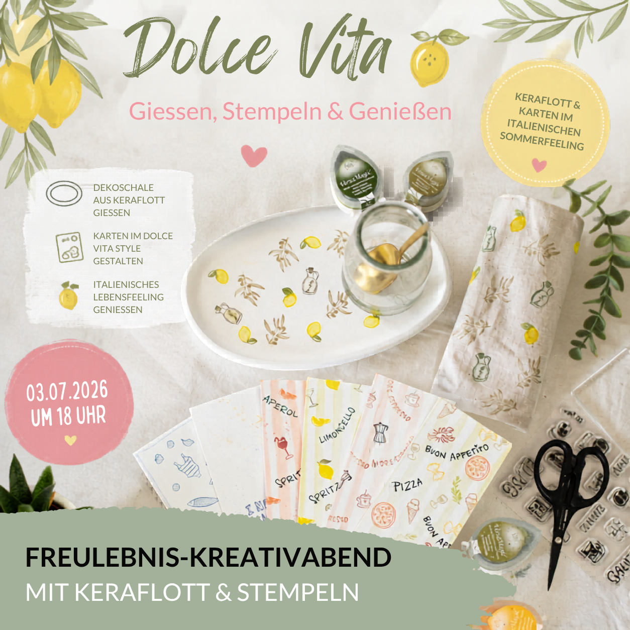 Workshop Dolce Vita blank