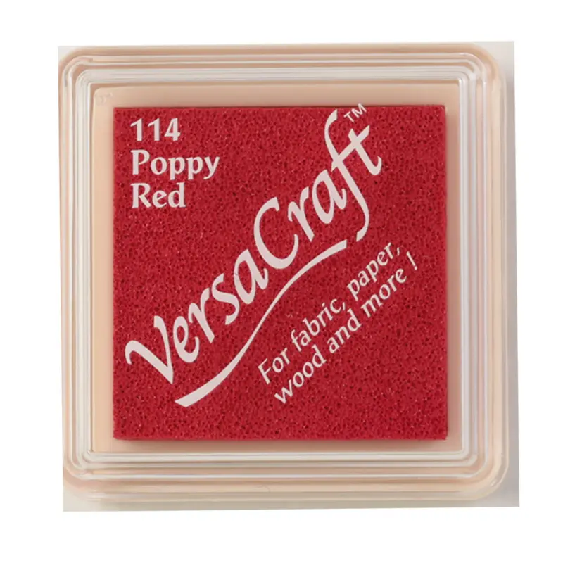 Tsukineko VersaCraft Stempelkissen Klein Poppy Red
