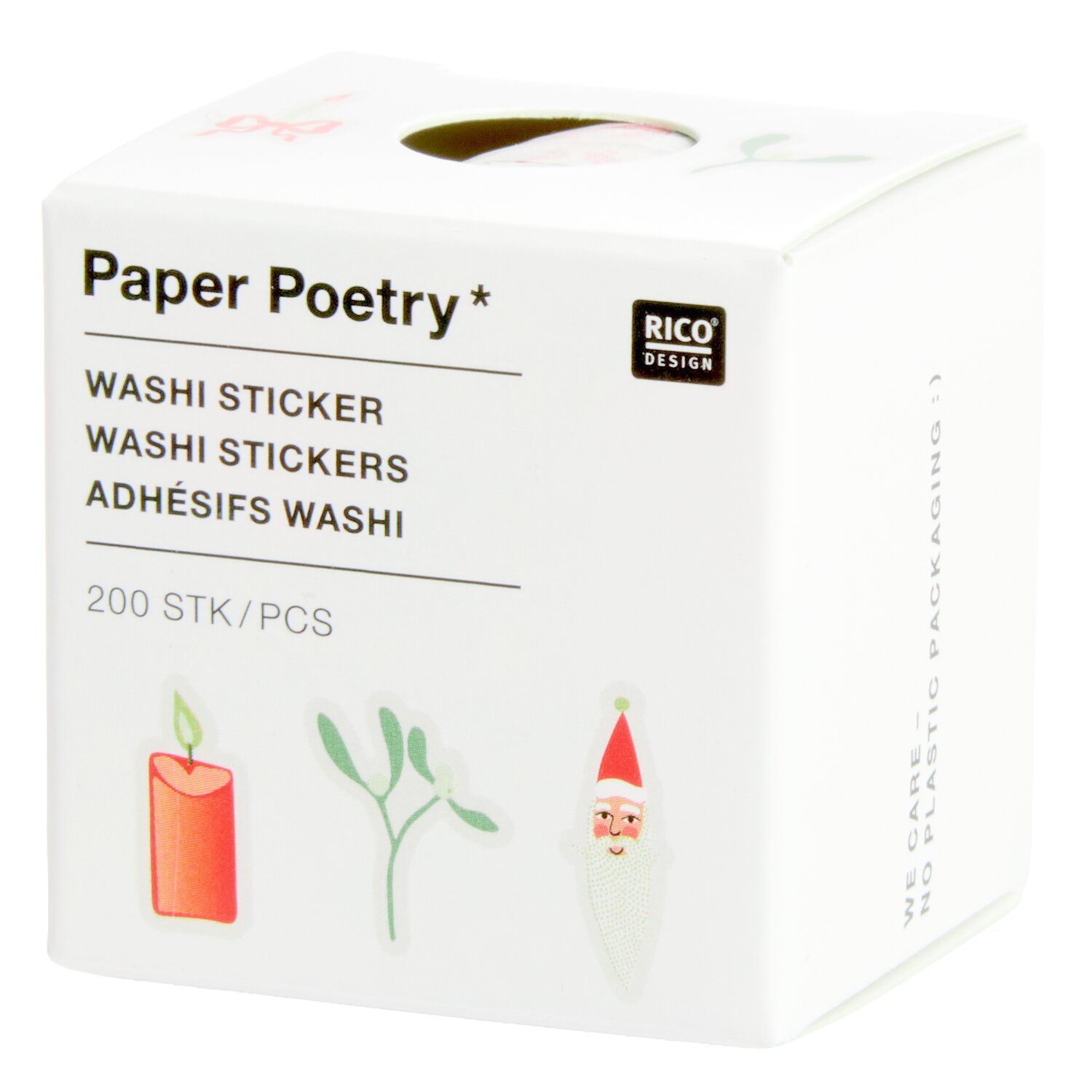 Paper Poetry Washi Sticker Advent Paper Poetry Washi Sticker Advent Mistelzweige Kerzen 200 Stück