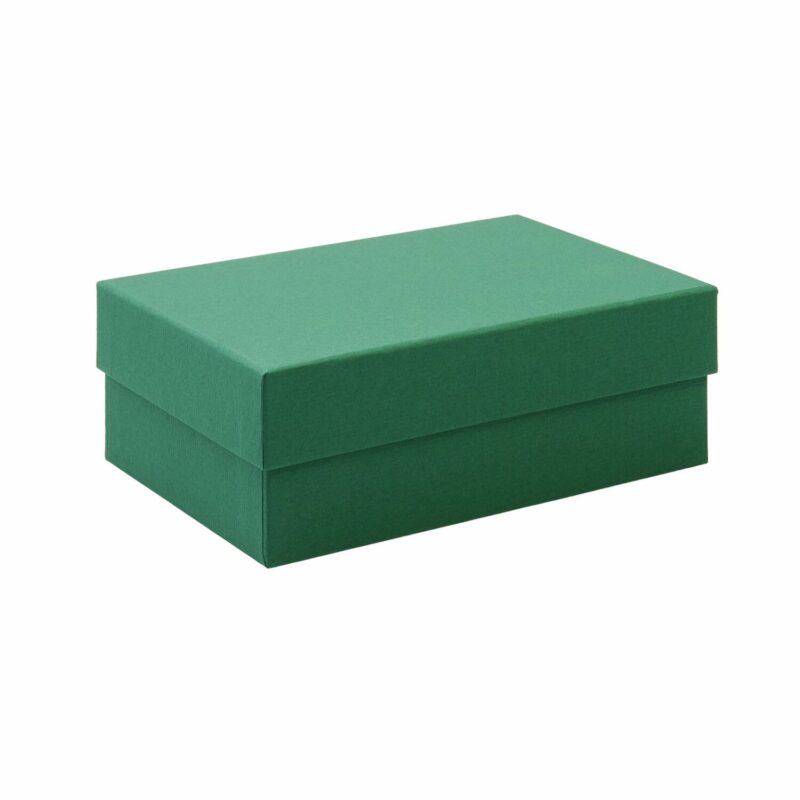 Dunkelgrüne Paper Poetry Luxury Geschenkbox mit passenden Karten und Briefumschlägen